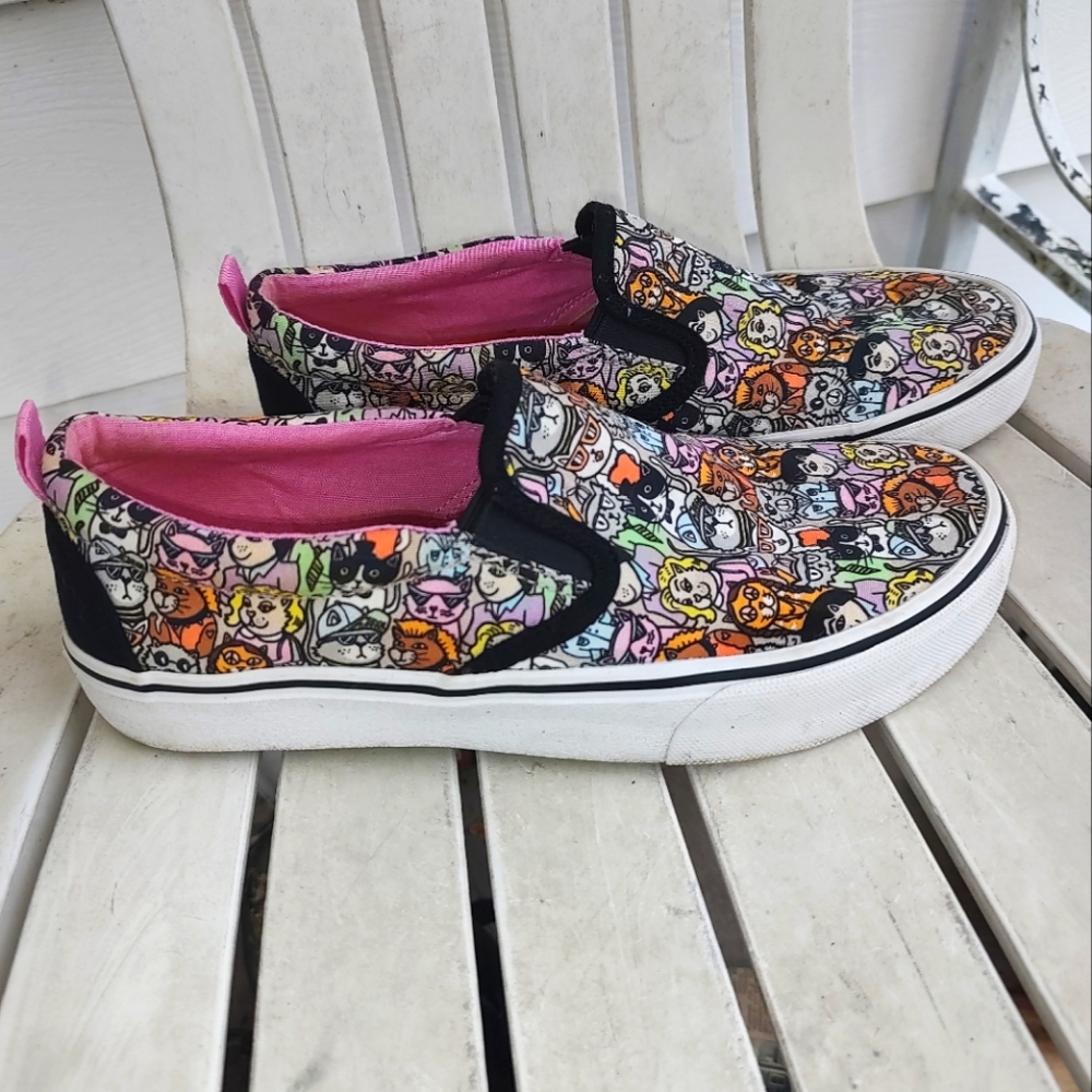 Bobs by Skecher Cats 3D glasses Shoes Loafers Sneakers Size 8